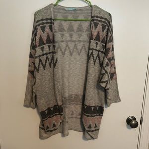 Flowy shimmer cardigan